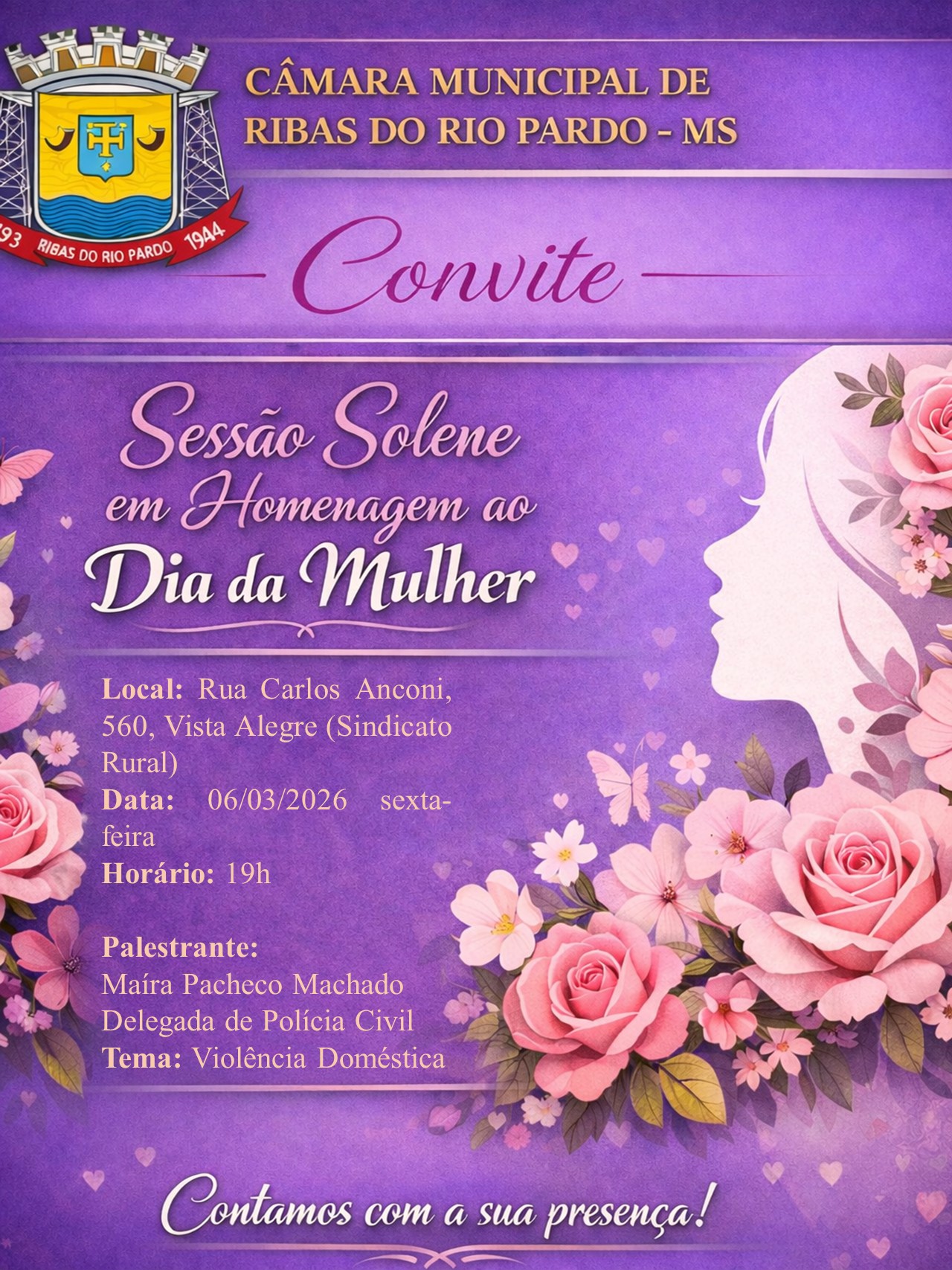 Sessão Solene Dia da Mulher